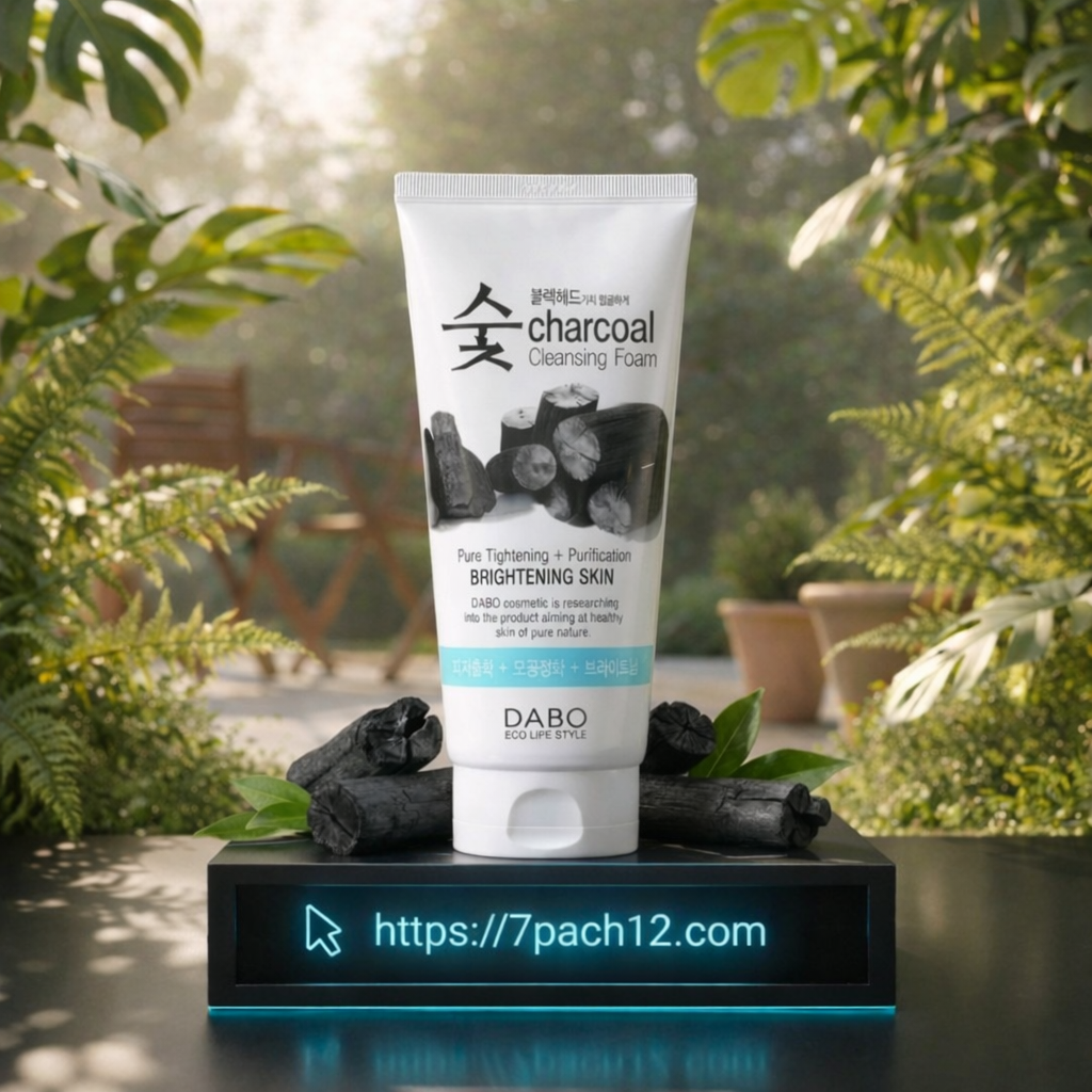 Dabo Charcoal Pore Tightening + Sebum Control Smooth Skin Cleansing Foam – 150ml